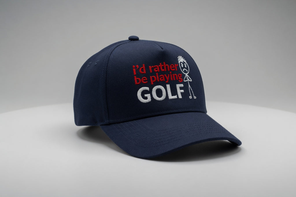 'I'd Rather be Playing Golf' 5 Panel Cap